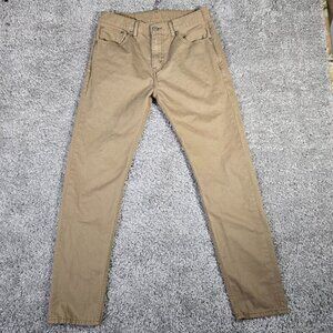 Levi's Mens 508 Slim Straight Chino Pants Size 30x32 (Fits 30x30) Minimal Casual